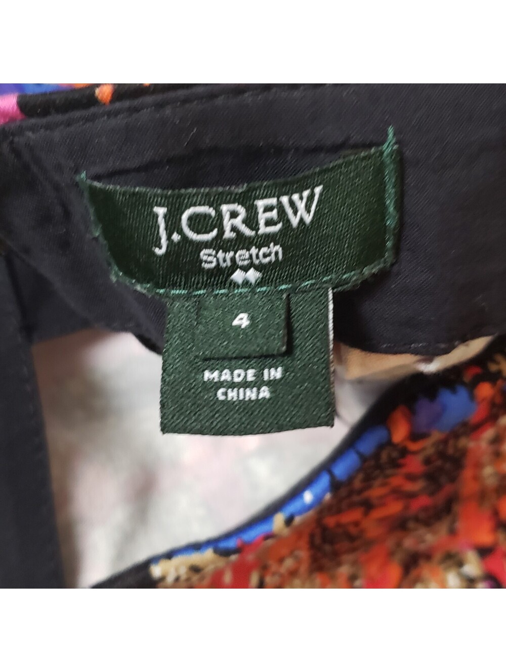 J.CREW Multicolor Plaid Twill Stretch Zip A-Line Mini Skirt Womens Size 4 - Picture 3 of 7